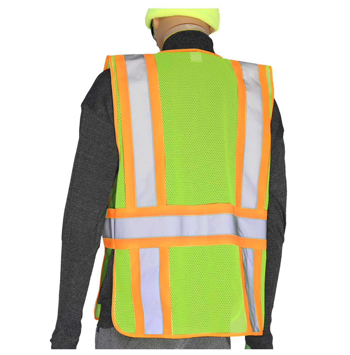 <b>SV722FG</b>- GLOW SHIELD Class 2 - Safety Vest (Expandable Side Panels)
