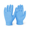 <b>6128</b>- FIRM TOUCH 8 Mil Nitrile Disposable Industrial Grade 12" Length Powder Free (Blue)