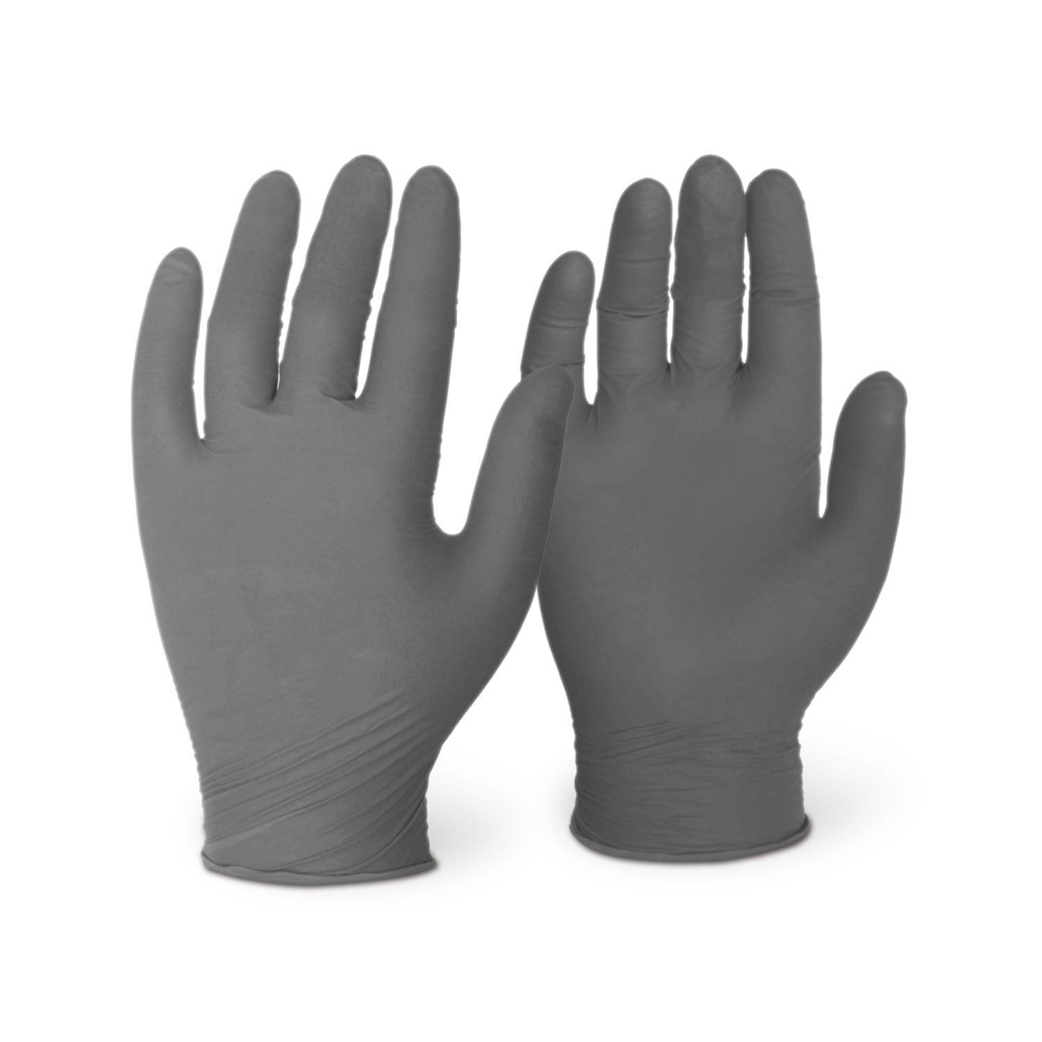 <b>6540</b>- FIRM TOUCH 4 Mil Nitrile Disposable Industrial Grade Powder Free (Black)