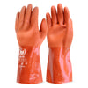<b>7510</b>- FIRM TOUCH 12” Sandy Finish Orange PVC Supported Gloves