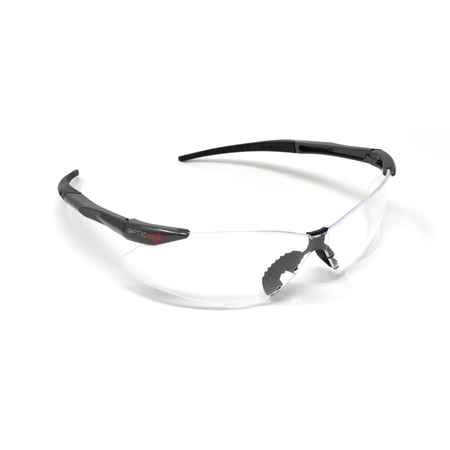 <b>115C</b>- OPTIC MAX Clear Lens with Black Frame (Anti-Fog Option)