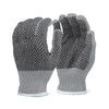 <b>8312G / 8312G/LD</b>- ELITE Heavy Weight Gray 2-Sided PVC Dots Cotton/Polyester String Knit
