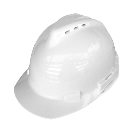 <b>HH20W6P</b> - 6 Point Ratchet White Vented Hard Hat