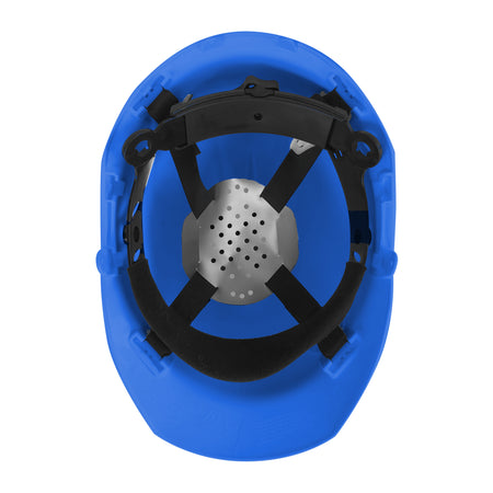 <b>HH10B4P</b> - 4 Point Ratchet Blue Hard Hat
