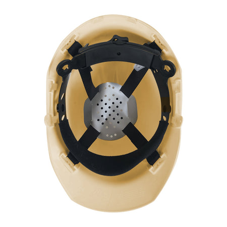<b>HH10GD4P</b> - 4 Point Ratchet Gold Hard Hat