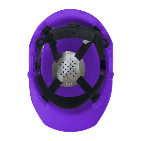 <b>HH10P4P</b> - 4 Point Ratchet Purple Hard Hat