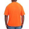 <b>HW100FO</b>- GLOW SHIELD Hi-Viz Orange Non Rated Short Sleeve Mesh T-Shirt