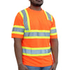 <b>HW103FO</b>- GLOW SHIELD Hi-Viz Orange Class 3 Short Sleeve Mesh T-Shirt