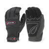 <b>MG103</b>- DEX SAVIOR (TOUCH) Premium Synthetic Palm Patch Black Mechanic Glove
