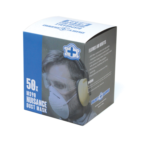 <b>MS90</b>- ELITE GUARD Nuisance Masks- Single Strap