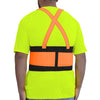 <b>BB800FO</b>- Elite Wear Hi-Vis Orange Adjustable Suspender Back Support Belt