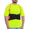 <b>BB800FO</b>- Elite Wear Hi-Vis Orange Adjustable Suspender Back Support Belt