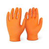 <b>6750</b>- FIRM TOUCH 5 Mil Nitrile Disposable Industrial Grade Powder Free (Orange)